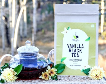 Löst svart te med vanilj - utsökt Darjeeling-blandning