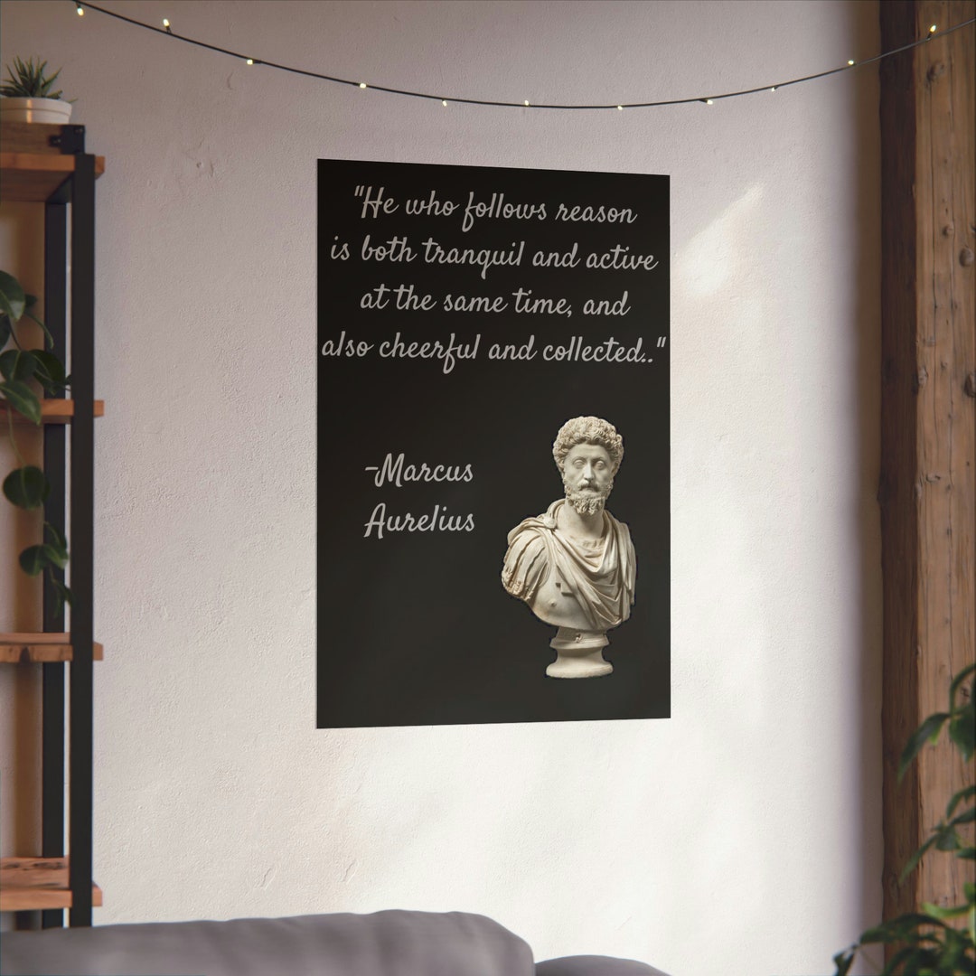 Marcus Aurelius Quote Poster - Etsy