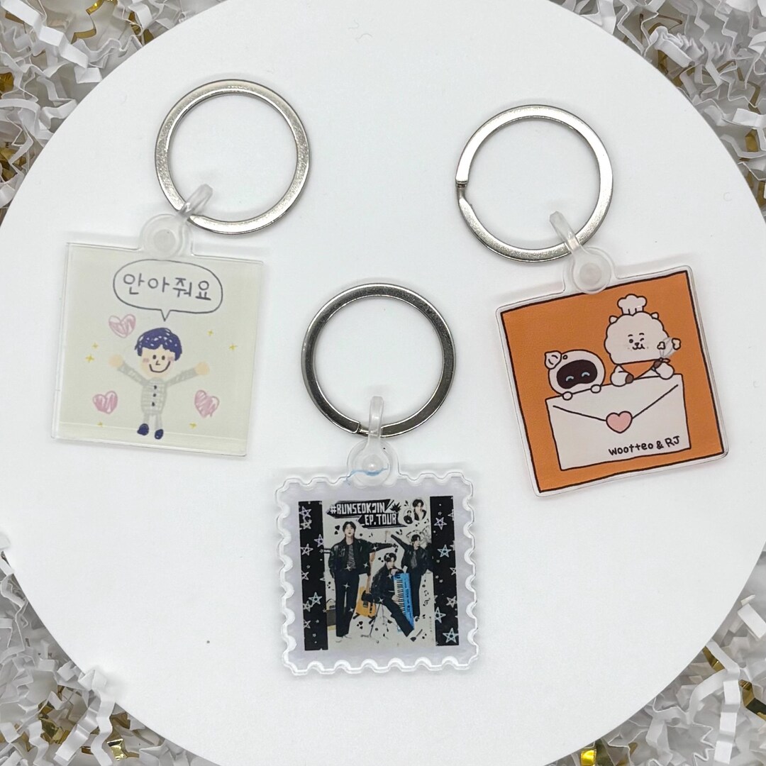 BTS Acrylic Keychains - Kim Seok Jin - Etsy