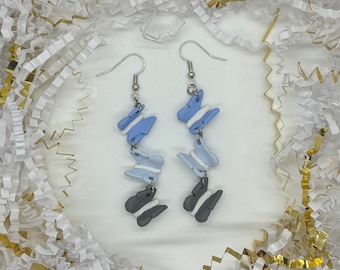 Butterfly (Handmade BTS Inspired Clay Drop Earrings)