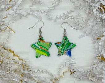 Idol Stars (Handmade BTS Inspired Clay Drop Earrings)