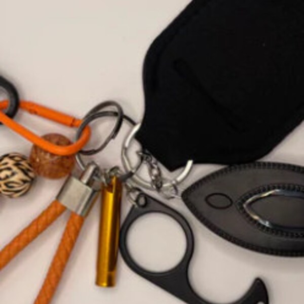 Self Defense Kit Keychain Etsy