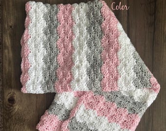 Crochet Baby Blanket, Baby Gift, Handmade Blanket, Newborn Blanket, Baby Shower Gift, Baby Blanket Crochet, Baby Fine yarn.