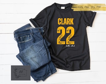 SVG Files, Clark 22 Svg, Caitlin Clark Svg, Basketball Svg, Womens Basketball, Digital Cut Files Cricut Silhouette, Jpg, Pdf, Png