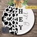 SVG, Hey Y'all Svg, Door Hanger SVG, Farmhouse Decor, Cow Print SVG ...