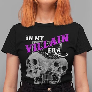 In My Villain Era Tarot Style T-Shirt, Booktok Merch, Dark Romance Reader, Smut Reader, Bookish Merch, Book Lover Gift