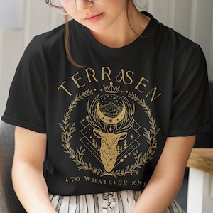 TOG Inspired Stag T-Shirt, SJM Fans, Bookish Gift, Literary Tee