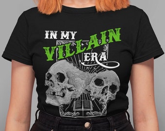 In My Villain Era Tarot Style T-Shirt, Booktok Merch, Dark Romance Reader, Smut Reader, Bookish Merch, Book Lover Gift