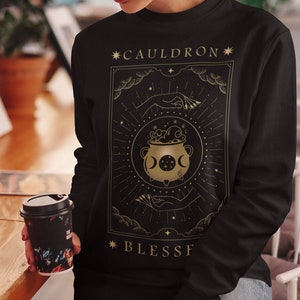 Kessel gesegnete Tarot-Stil Sweatshirt, ACOTAR inspiriert, literarische Pullover, SJM Fandom, Unisex Bücherwurm Geschenk