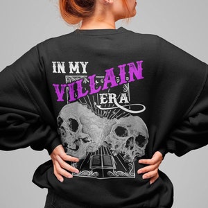 In My Villain Era Tarot Style Sweatshirt, Booktok Merch, Dark Romance Reader, Smut Reader, Bookish Merch, Book Lover Gift