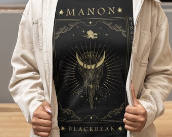 TOG Inspired Manon Tarot Style T-Shirt, Literary tee, SJM Fandom, Bookish Gift, The Thirteen Witches, Dragon Lover
