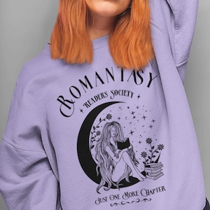 Bluza z kapturem Romantasy Readers, Klub Książki, Czytelnik Romansów Fantasy, Towary książkowe, Booktok, Prezent dla Miłośnika Książek
