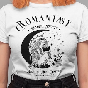 Romantasy Readers T-Shirt, Book Club, Romance Fantasy Reader, Bookish Merch, Booktok, Book Lover Gift