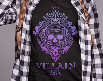 In My Villain Era Bookish T-Shirt, Booktok Merch, Dark Romance Reader, Smut Reader, Bookish Merch, Book Lover Gift