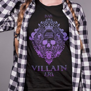 In My Villain Era Bookish T-Shirt, Booktok Merch, Dark Romance Reader, Smut Reader, Bookish Merch, Book Lover Gift