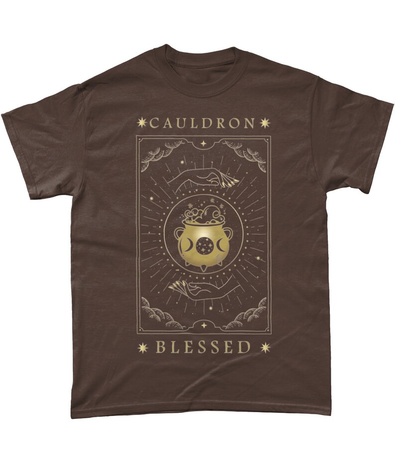 ACOTAR Cauldron Blessed Tarot Style T-Shirt, A Court Of Thorns and Roses, Literary Tee, SJM, Bookish Gift, Nesta Fandom image 9