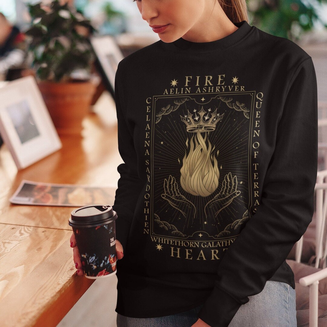 Heart Of Tarot Style Crossbody Bag - Bookish Literary Gift For Book Lovers