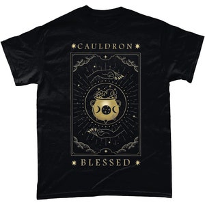 ACOTAR Cauldron Blessed Tarot Style T-Shirt, A Court Of Thorns and Roses, Literary Tee, SJM, Bookish Gift, Nesta Fandom image 4