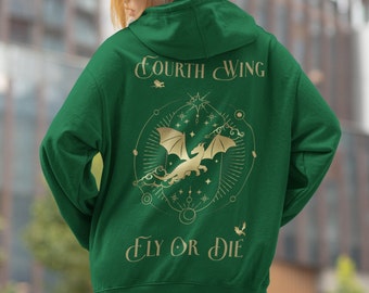 Fly or Die FW Inspired Zip Hoodie, Dragon Rider, Booktok