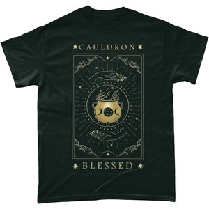 ACOTAR Cauldron Blessed Tarot Style T-Shirt, A Court Of Thorns and Roses, Literary Tee, SJM, Bookish Gift, Nesta Fandom image 7