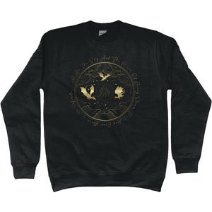 Booktok FW inspiriertes doppelseitiges Druck-Sweatshirt, Drachenreiter, Booktok Merch, War College, Violet Fans, Bücherwurm Geschenk Bild 7