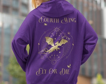 Fly or Die FW Inspired Zip Hoodie, Dragon Rider, Booktok