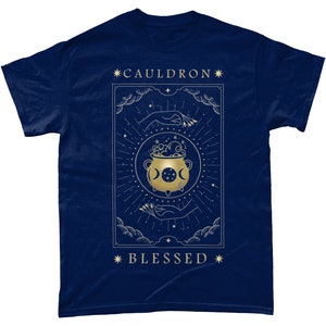 ACOTAR Cauldron Blessed Tarot Style T-Shirt, A Court Of Thorns and Roses, Literary Tee, SJM, Bookish Gift, Nesta Fandom image 8