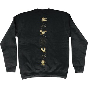 Booktok FW inspiriertes doppelseitiges Druck-Sweatshirt, Drachenreiter, Booktok Merch, War College, Violet Fans, Bücherwurm Geschenk Bild 8