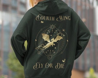 [TWN]★FLYDOG HOODIE Fly or Die FW Inspired Zip Hoodie, Dragon Rider, Booktok