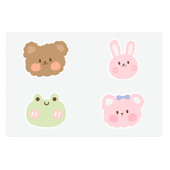 Cute Sticker Sheet Kawaii Stickers for Journaling, Planning Vinyl