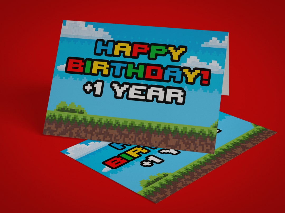 Nintendo Happy Birthday Card, Super Mario Bros. Birthday Card Digital ...