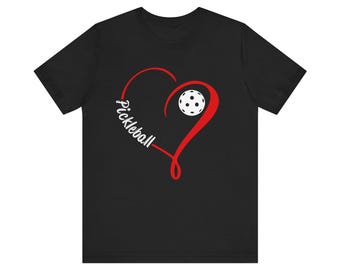 Pickleball Heart Love