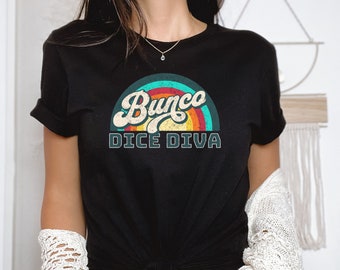 Bunco Dice Diva Shirt for People Who Play Bunco, Bunco Babe Shirt, Bunco Drunko Shirt, Bunco Shirt, Game Night Shirt, Game Night Tee