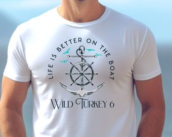 Custom Boater Shirt, Personalized Boat shirt, Custom Boat T-Shirt, Gift For Boat, Boat Shirt, Boating Shirt, Captain Shirts, Boat Gift Women
