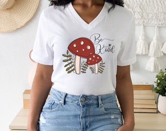 Be Kind Mushroom Shirt, Kindness Shirt, Mushroom Shirt, Be Kind T-Shirt, Teacher Gift Shirt, Motivational Shirt, Positive Vibes Tee, Be Kind