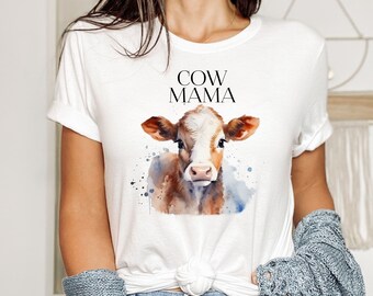 Cow Mom Shirt, Farmer Shirt, Cow Shirt, Cow Mama Tee, Raising Cows, Cow Love Shirt, Funny Cow Shirt, Gift Shirt For Mom, Cow TShirt