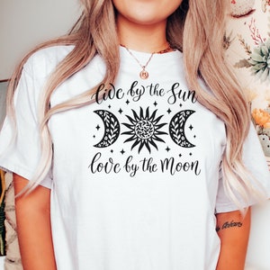 Mystic Moon And Sun Shirt, Mystical Moon Phase Shirt, Moon Phase T-Shirt, Boho Vintage Moon Shirt, Celestial Moon Shirt, Spiritual T-Shirt