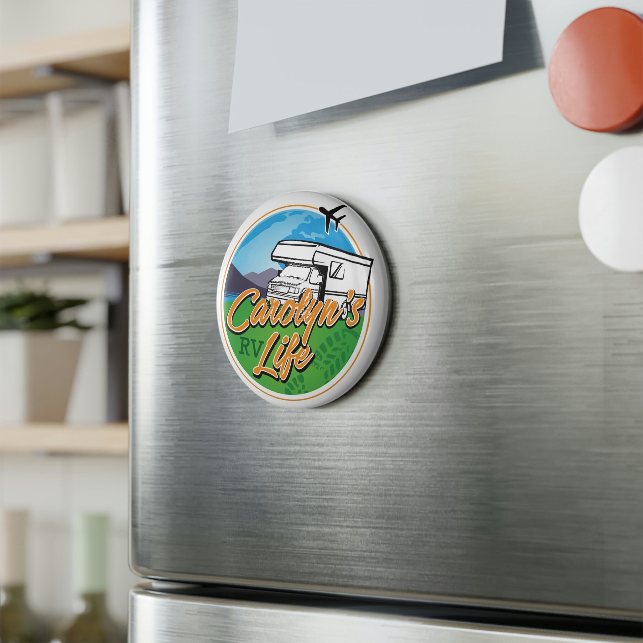 Button Magnet, Round (1 & 10 pcs)
