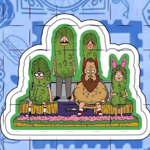 Bob's Burgers | Pickle Parade Float Sticker | Vinyl Sticker (Read Description)