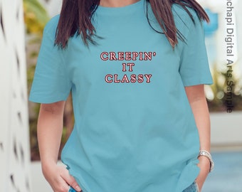 Creepin' It Classy - Trendy Halloween PNGs for sublimation, crafting, printing, Cricut, Silhouette | Instant download