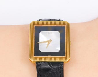 Vintage Piaget Protocole Full Set Ref 9154 18K Mother of Pearl and