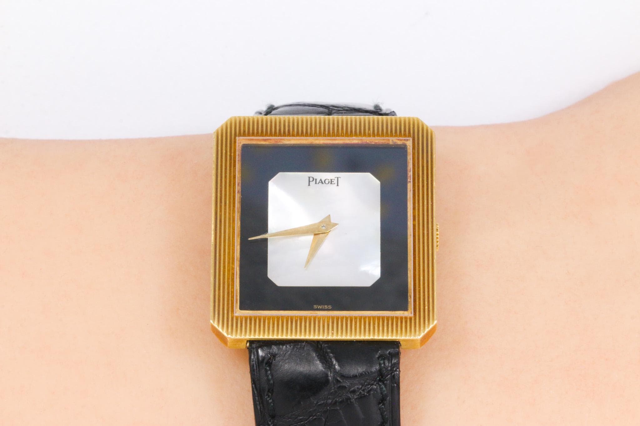 Vintage Piaget Protocole Full Set Ref 9154 18K Mother of Pearl and