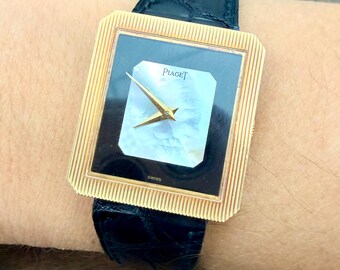 Vintage Piaget Protocole Full Set Ref 9154 18K Mother of Pearl and