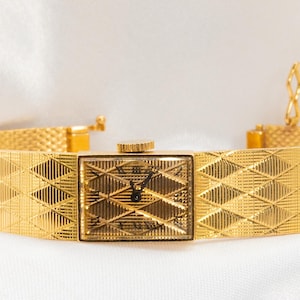 Vintage Tiffany & Co. 18k Yellow Gold Watch Movado Movement