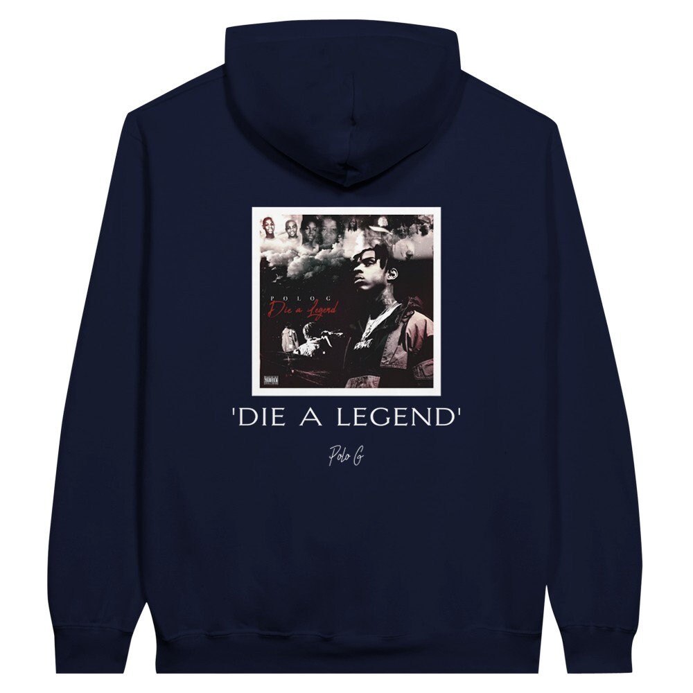 Polo G: 'die A Legend' Album Cover Pullover Hoodie 