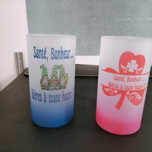 Beer glass to personalize