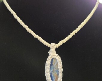 Macrame Agate Necklace