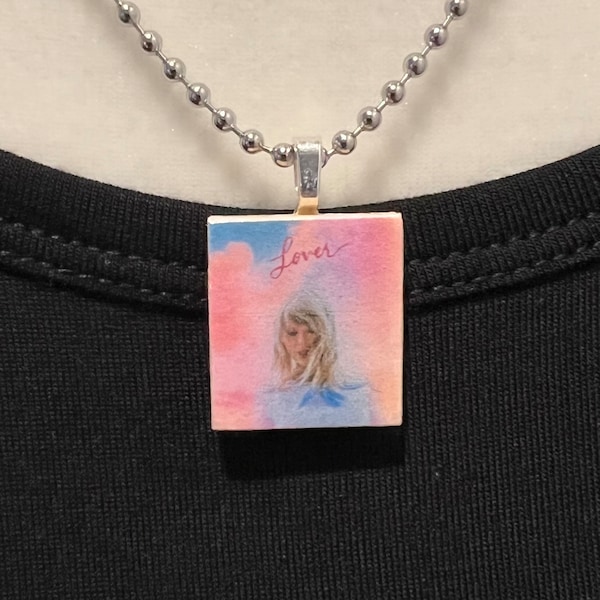 Scrabble Tile Necklace Inspired by Swiftie Eras Tour Taylor Swift Inspired 3
