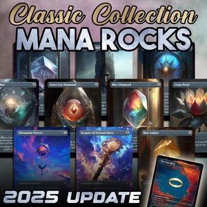 Paquete de mejora de mazo MTG Proxy 10x (Mana Rocks) / Commander MTG