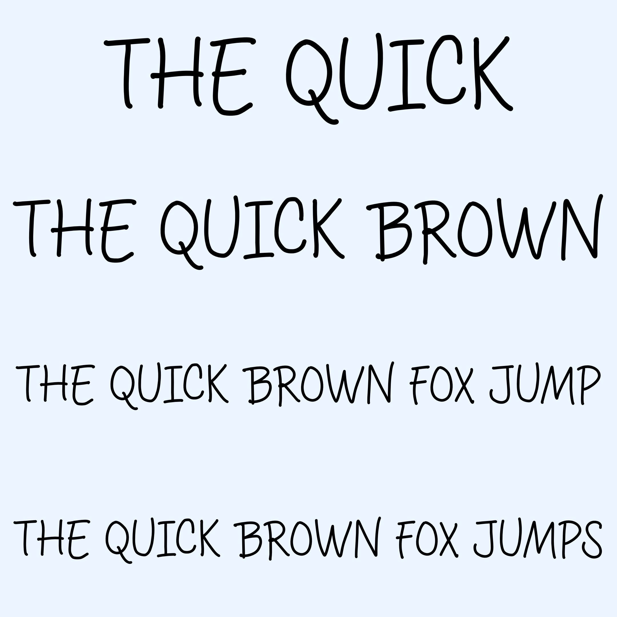 Simple School Clean Handwritten Font Otf Font, Digital Font Download ...